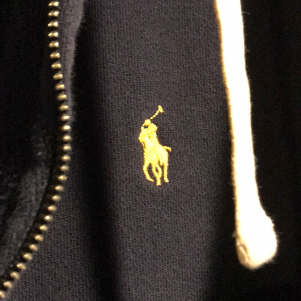 Polo Ralph Lauren hoodie navy blue perfect large